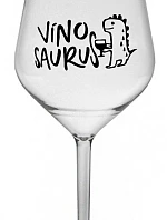 VÍNOSAURUS - čirá nerozbitná sklenice na víno 470 ml