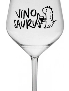 VÍNOSAURUS - čirá nerozbitná sklenice na víno 470 ml