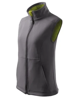 Vision softshellová vesta dámská ocelově šedá