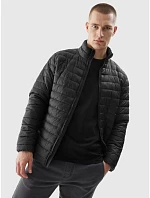 Pánská péřová bunda 4FAW23TDJAM239 20S Černá - 4F