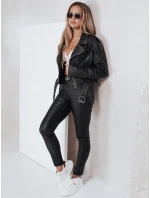 Dámské voskované skinny džíny černé Dstreet model 21992500 - FashionStreet