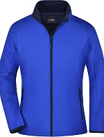 Daiber JN 1129 Dámská 2-vrstvá promo softshellová bunda 02.1129 nautic blue/navy