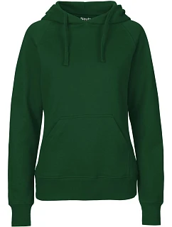 O Dámská mikina s kapucí z bio bavlny bottle green model 22505916 - Neutral