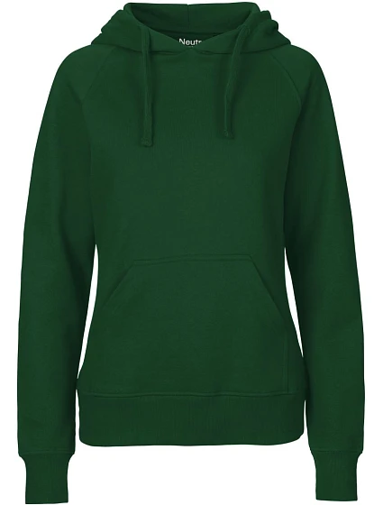 O Dámská mikina s kapucí z bio bavlny bottle green model 22505916 - Neutral O Dámská mikina s kapucí z bio bavlny bottle green model 22505916 - Neutral