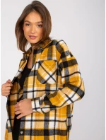 Dámská košile-EM-KS-003/07.35X-černá a žlutá Dámská košile-EM-KS-003/07.35X-černá a žlutá