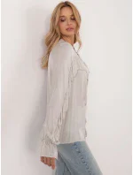 Koszula TW KS BI model 20576551 jasny szary - FPrice