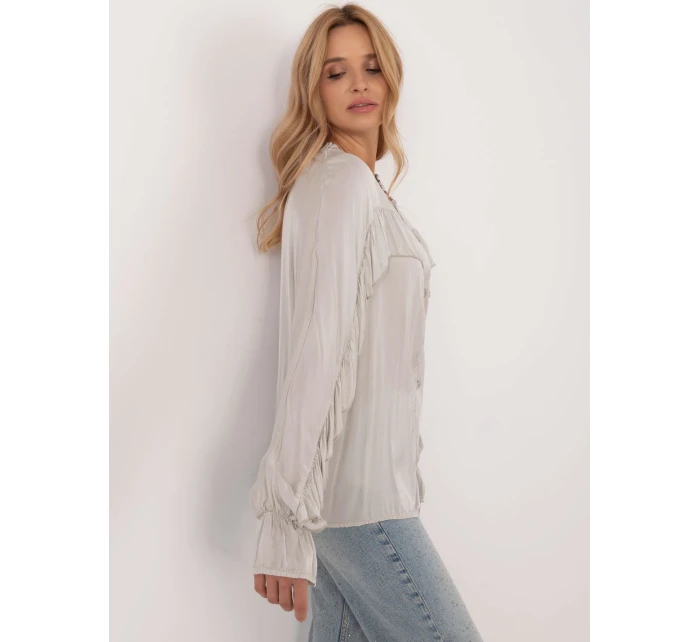 Koszula TW KS BI model 20576551 jasny szary - FPrice