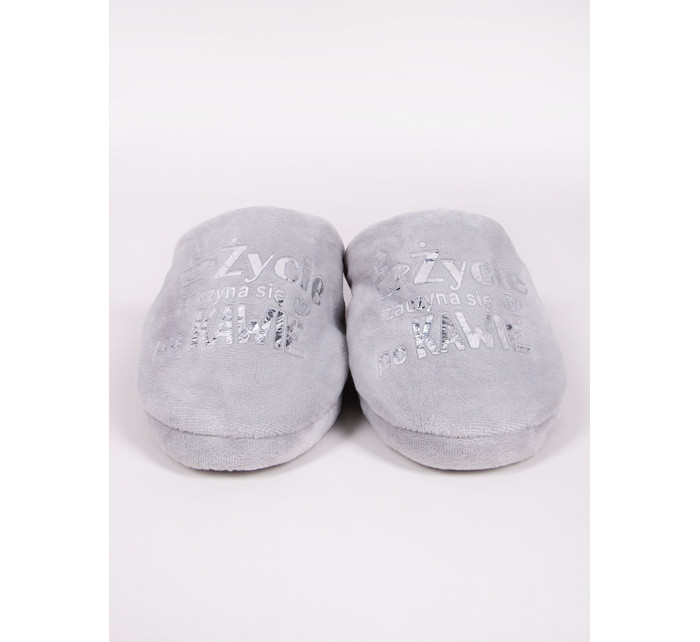 Yoclub Dámské pantofle OKL-0112K-2800 Grey