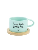 DNES BUDE SKVĚLÝ DEN - mint hrníček makronka 200 ml