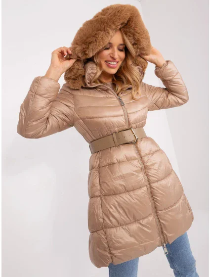 Dámská bunda NM KR TR8173.96P světle hnědá - FPrice