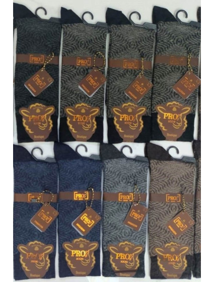 Pánské ponožky 12614 s vlnou BOUTIQUE