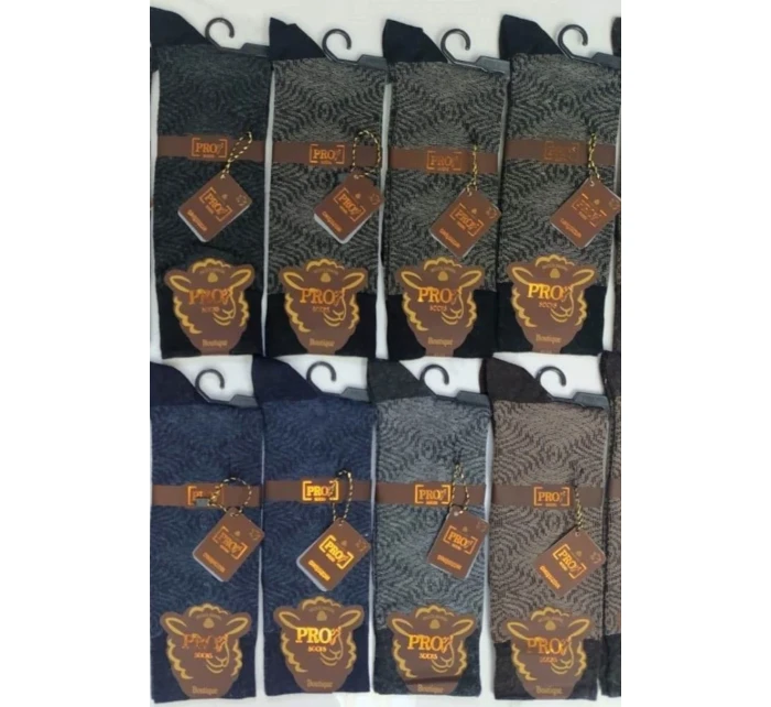 PONOŽKY 12614 S VLNOU BOUTIQUE