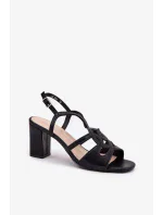 Sandály na podpatku model 212836 Step in style Sandály na podpatku model 212836 Step in style