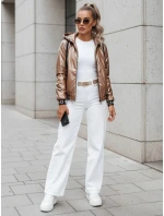 Dámský bomber BOMBESS beige FashionStreet TY4913 Dámský bomber BOMBESS beige FashionStreet TY4913
