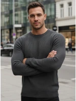 Pánský antracitový svetr WX2293z Pánský antracitový svetr WX2293z