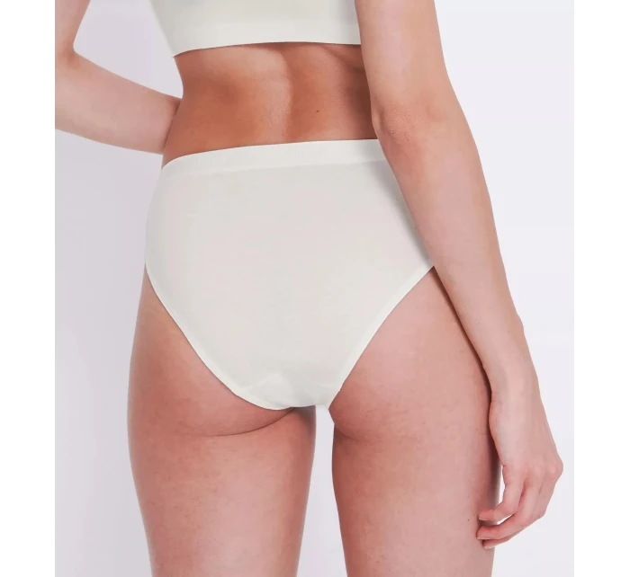 Dámské kalhotky GO Casual High legi  - WHITE - bílé 00GZ - SLOGGI