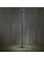 DEKORATIVNÍ VÁNOČNÍ STROMEK 230 VEDL RGB 240CM LUCA