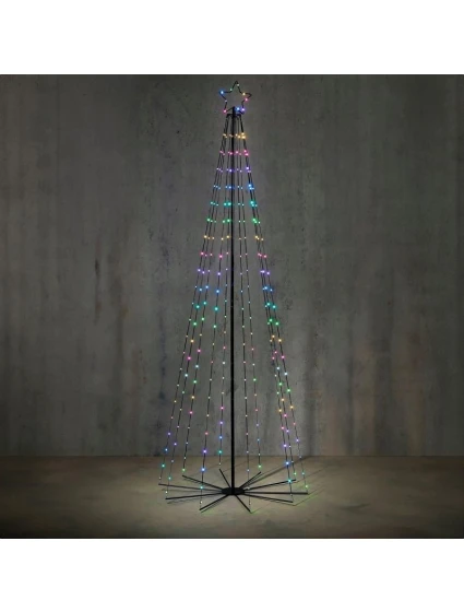 DEKORATIVNÍ VÁNOČNÍ STROMEK 230 VEDL RGB 240CM LUCA