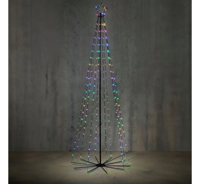 DEKORATIVNÍ VÁNOČNÍ STROMEK 230 VEDL RGB 240CM LUCA