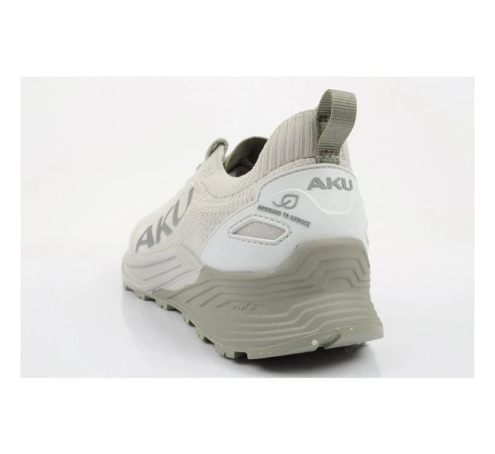 Aku pánské outdoorové trekové boty Aira pohodlné turistické světle šedé