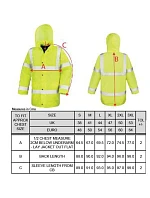Result R 218X EN ISO 20471:2013 bezpečnostní parka 30.218X fluorescent yellow