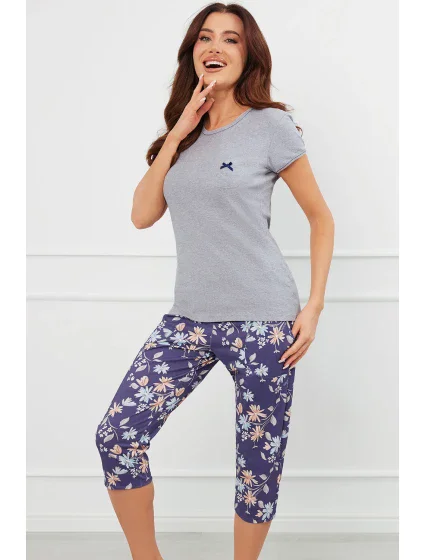 Italská móda Pulia cr.r. sp.3/4 barva:melange/print Italská móda Pulia cr.r. sp.3/4 barva:melange/print