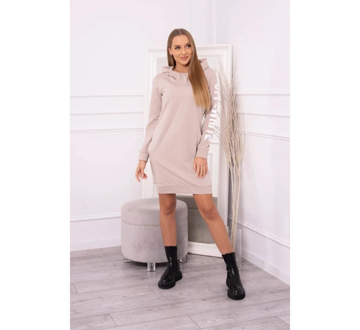 Off White béžové šaty