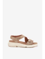 Dámské Sandály Na Klínu Béžové Maroriella Dámské Sandály Na Klínu Béžové Maroriella