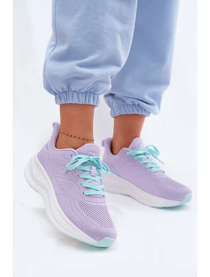 Dámské sportovní boty na platformě Levandulové Gelirae Dámské sportovní boty na platformě Levandulové Gelirae