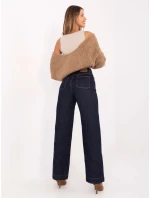 Spodnie model 21314515 granatowy - FPrice Spodnie model 21314515 granatowy - FPrice