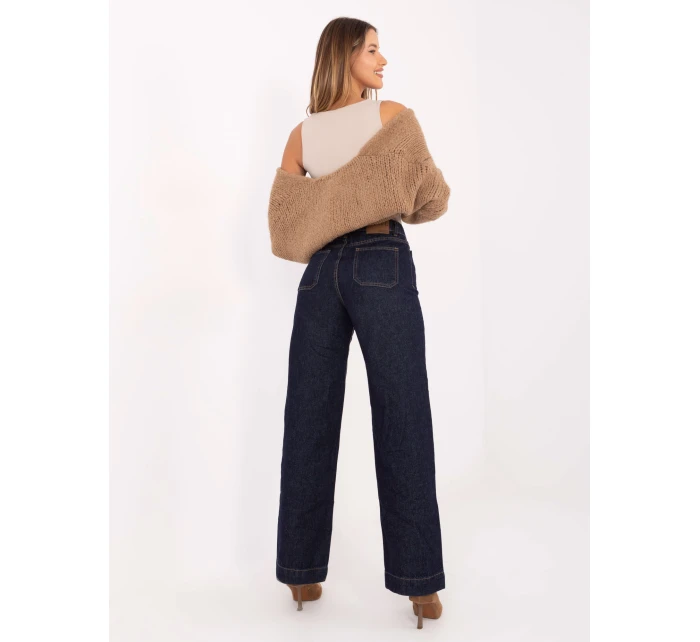 Spodnie model 21314515 granatowy - FPrice Spodnie model 21314515 granatowy - FPrice