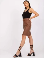 Spódnica DHJ SD model 20961806 brązowy - FPrice Spódnica DHJ SD model 20961806 brązowy - FPrice