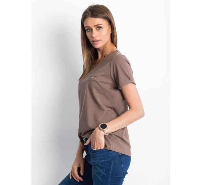 Tričko RV TS 4838.73P hnědá