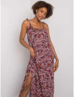 Šaty na SK 1571.36P kaštanová Šaty na SK 1571.36P kaštanová