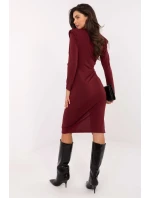 Dámské šaty model 220449 Vínová - Rue Paris