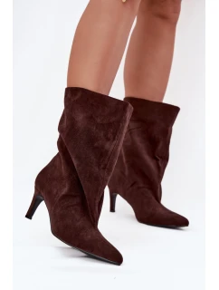 Boty na podpatku model 222511 Step in style