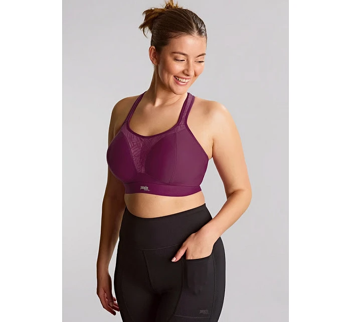 Sportovní podprsenka Panache 7341 34 D Bordó