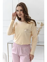 Pyžamo Taro 3617 Marigold, dlouhé rukávy, velikosti S–XL, Z26/27 Pyžamo Taro 3617 Marigold, dlouhé rukávy, velikosti S–XL, Z26/27