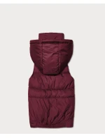 bezrękawnik damski z kapturem Goodlookin bordowy model 22037934 - S'WEST