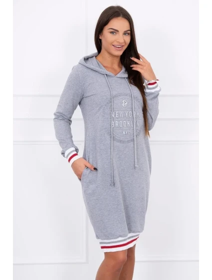 Šaty Brooklyn šedé