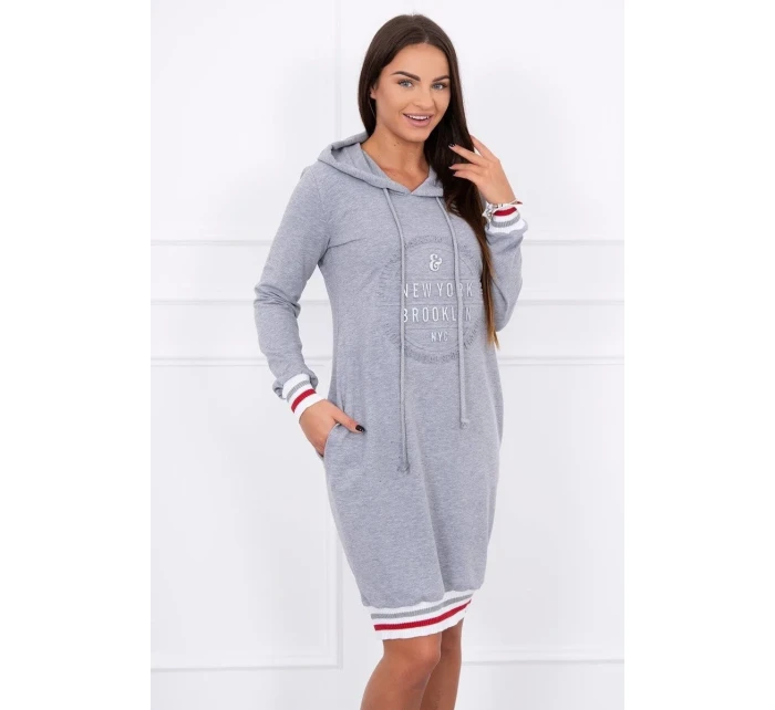 Šaty Brooklyn šedé