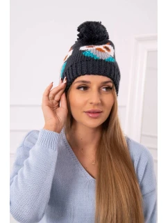 Dámská čepice Owl K340 navy blue