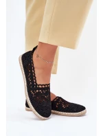 Krajkové Espadrilky Dámské Černé model 21701546 - Boto Krajkové Espadrilky Dámské Černé model 21701546 - Boto