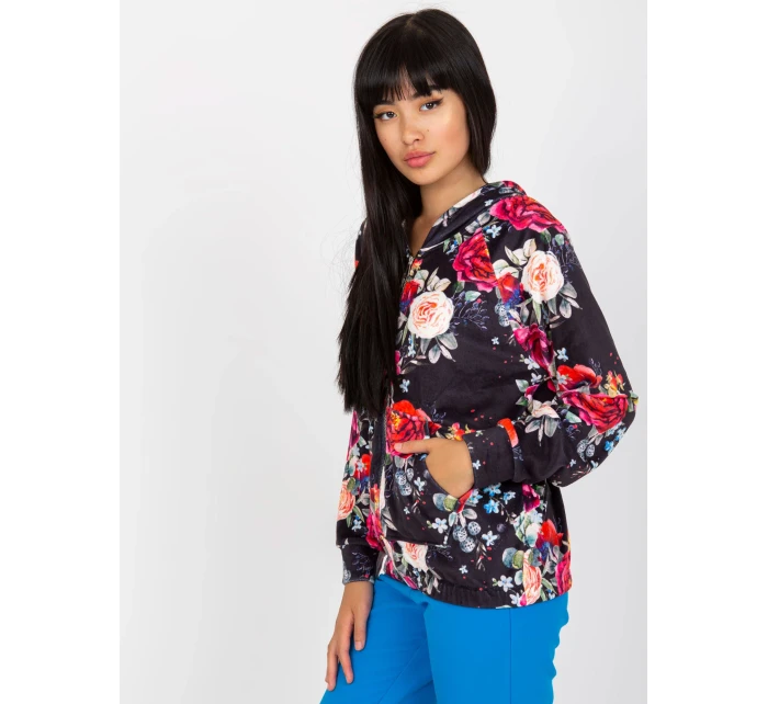 Mikina RV BL 8143.83P černá a červená