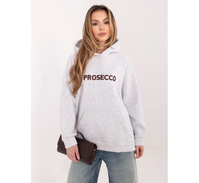 Mikina RV BL A1034.30 melanžově šedá Mikina RV BL A1034.30 melanžově šedá