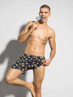 Letní boxerky Summer Duck 2MBX-047 2-pack - Atlantic