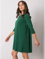 Dámské šaty RV SK 7321.70 tmavě zelené - Rue Paris Dámské šaty RV SK 7321.70 tmavě zelené - Rue Paris