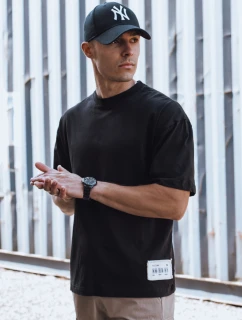 Pánské černé tričko FashionStreet RX5514