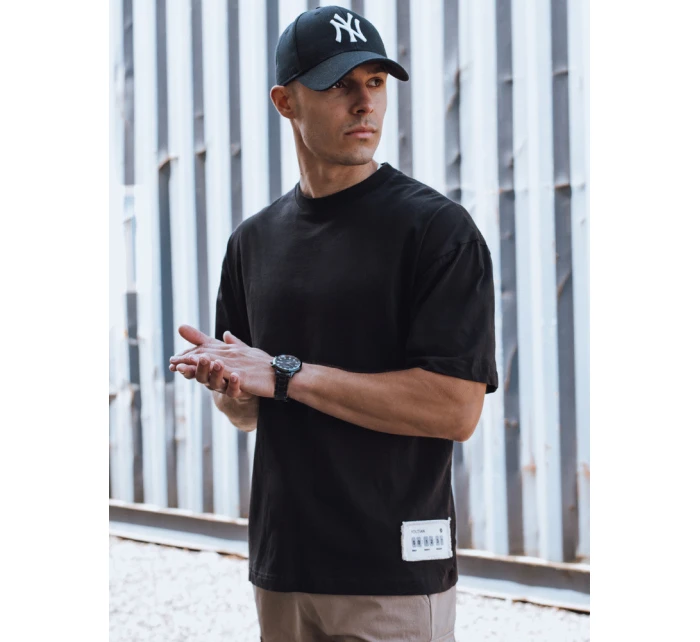 Pánské černé tričko Dstreet model 21975518 - FashionStreet Pánské černé tričko Dstreet model 21975518 - FashionStreet