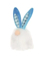 Včelí zajíc 18 cm modrá jarní dekorace dětské